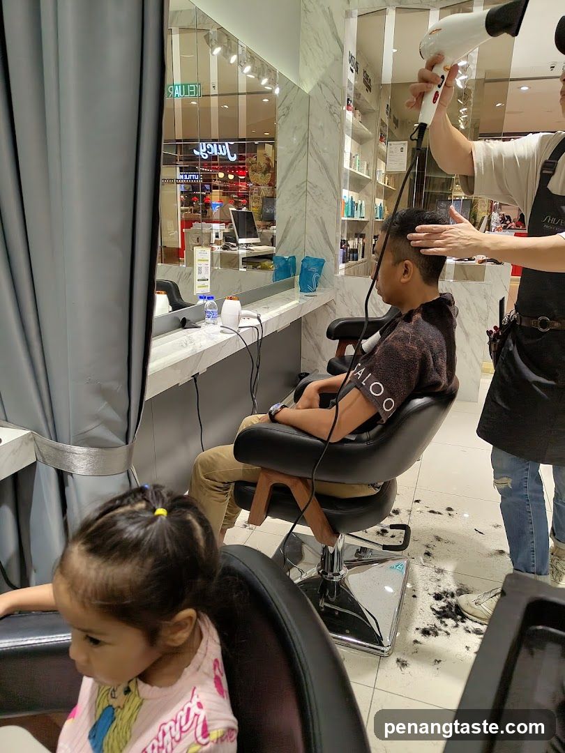 Hair Salon Interior Scene