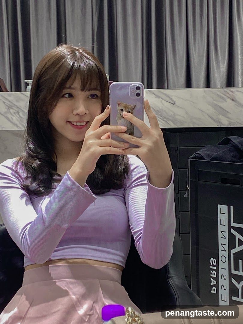 Selfie in a salon or beauty room