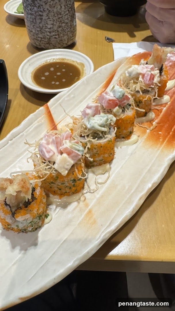 Sushi Platter with Salmon Topping