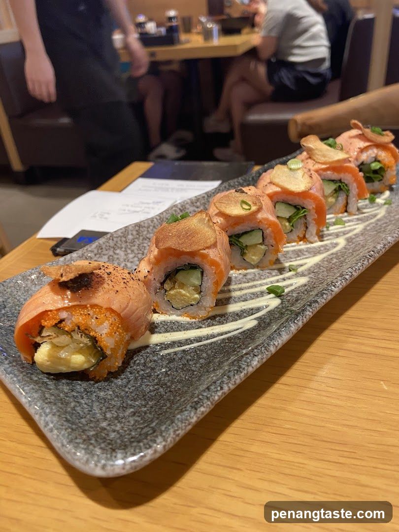 Sushi Platter with Salmon Roll