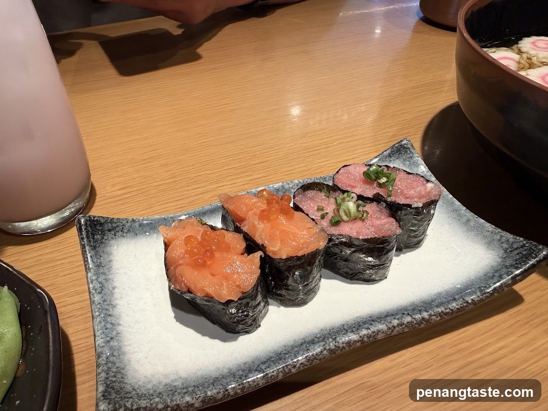 Sushi Platter with Salmon and Tuna