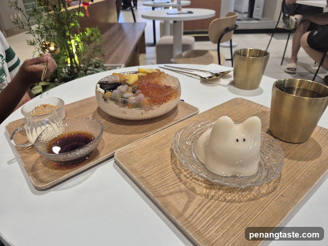 Boba and Dessert Table Setting