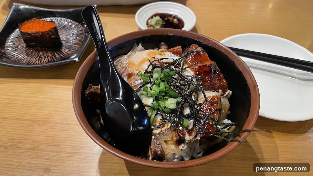 Japanese Rice Bowl with Grilled Fish