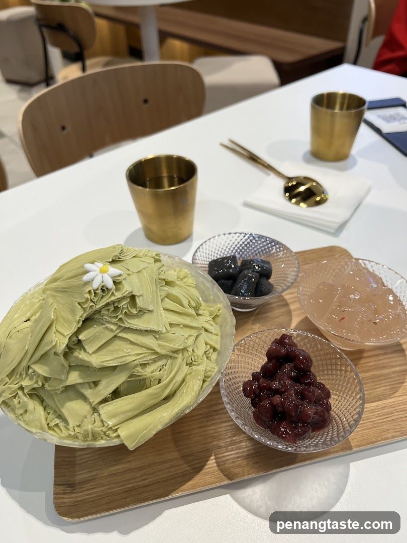 Matcha Dessert Spread