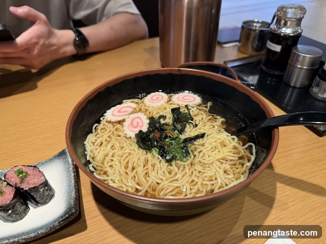Noodle Bowl with Sashimi