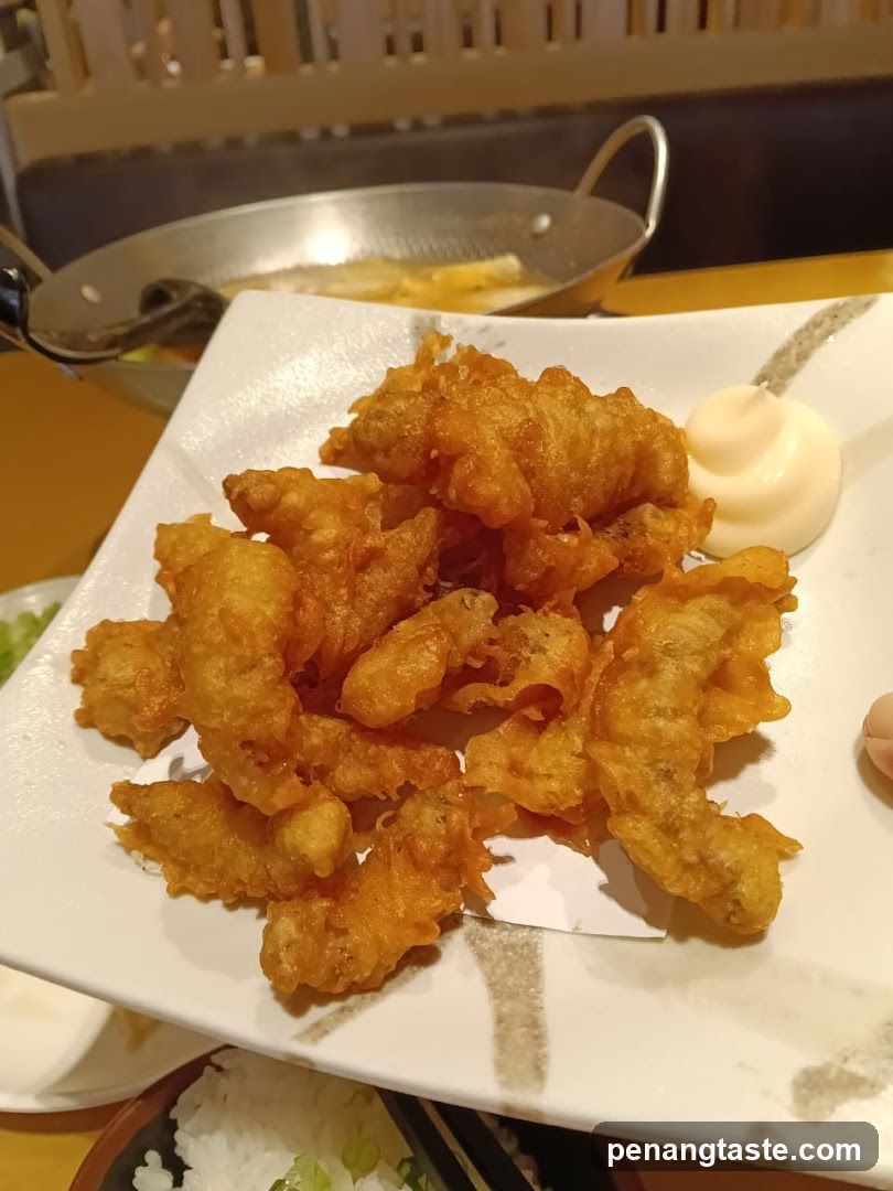 Fried Tempura with Sauce