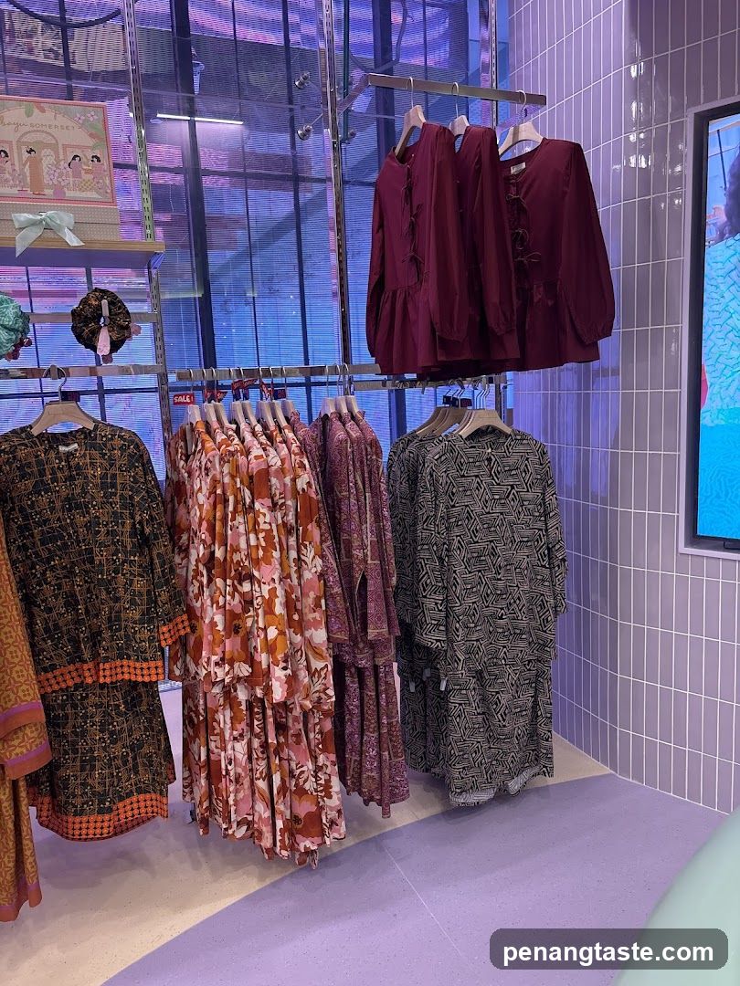 Clothing Store Interior Display