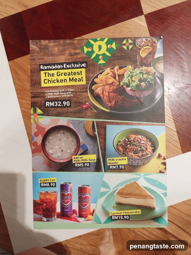 Ramadan Exclusive Menu Flyer