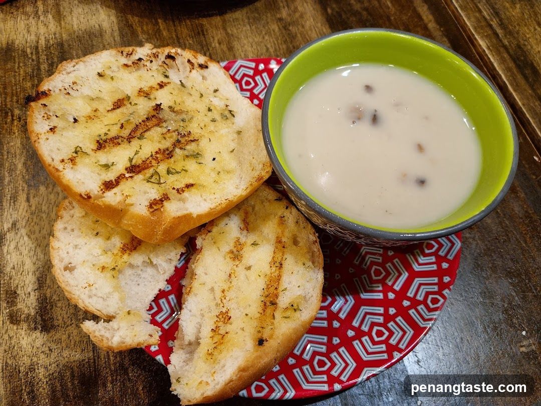 Grilled Bread and Soup
