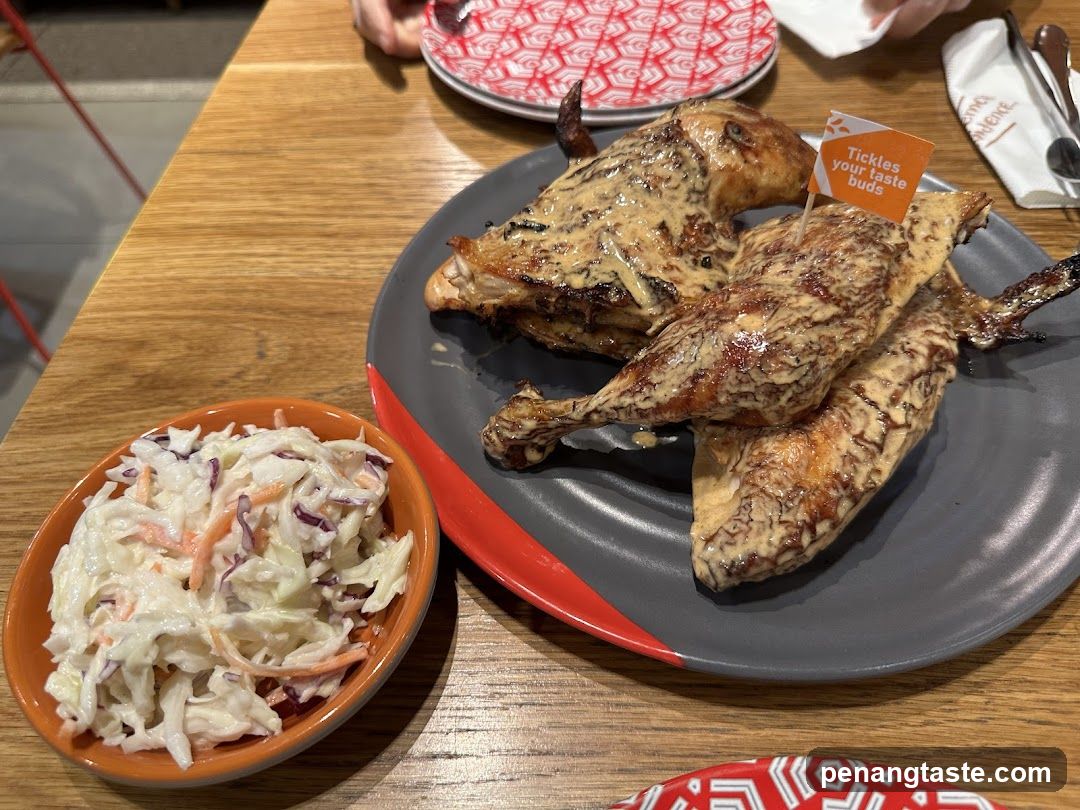 Grilled Chicken with Coleslaw