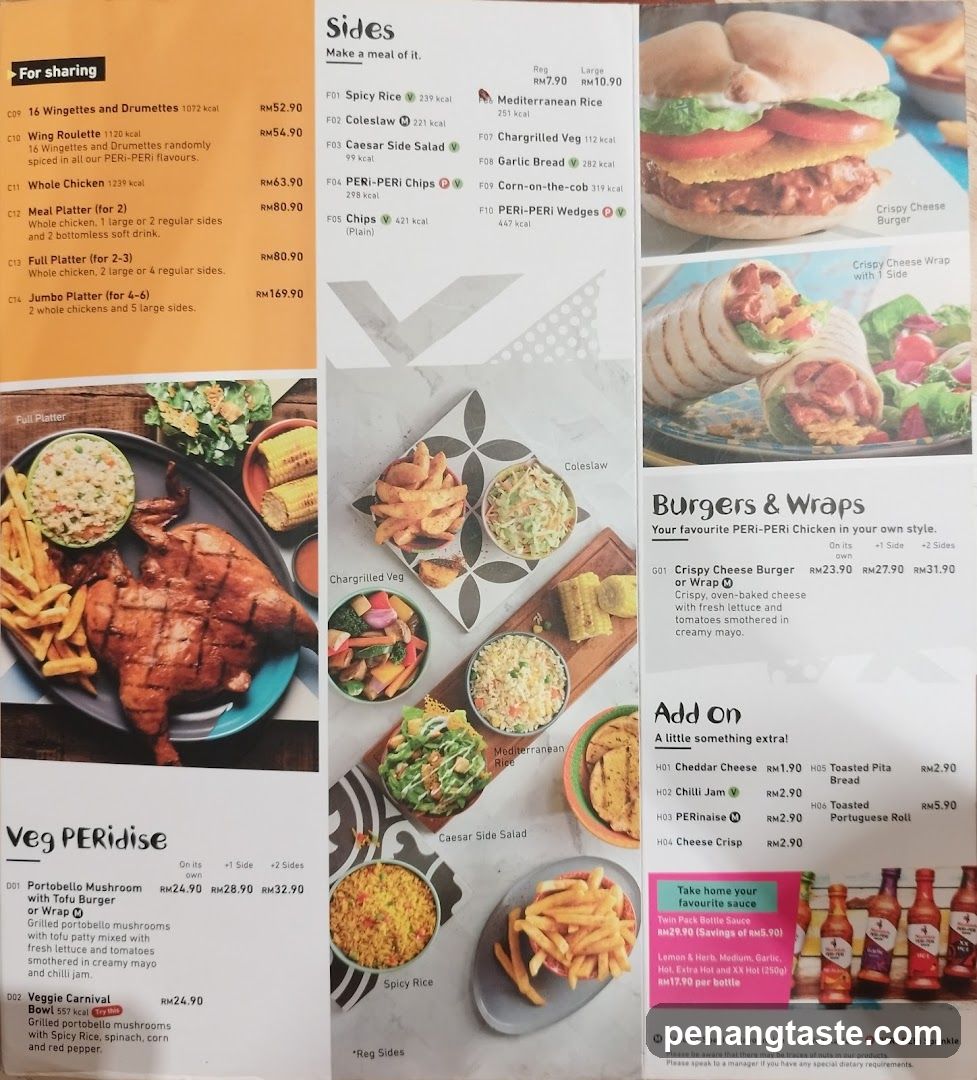 Chicken Restaurant Menu