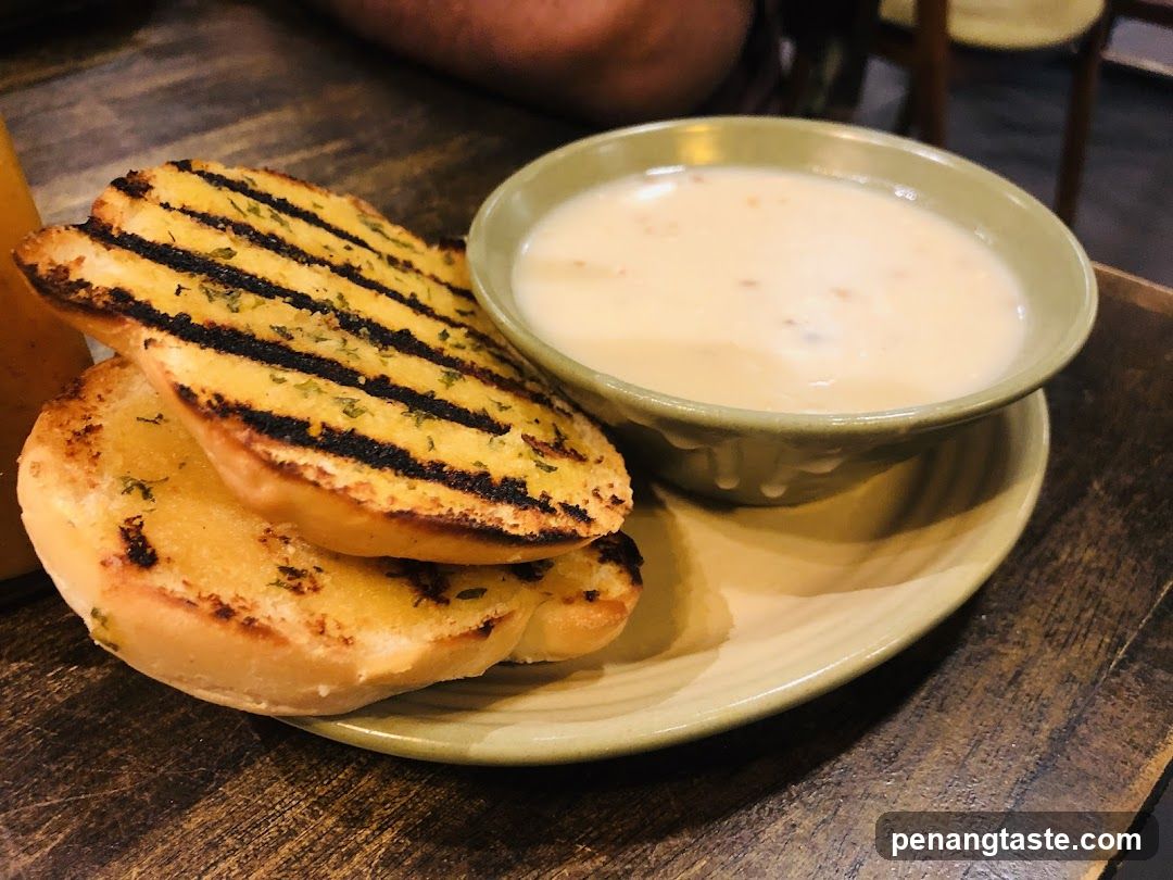 Grilled Bread and Soup