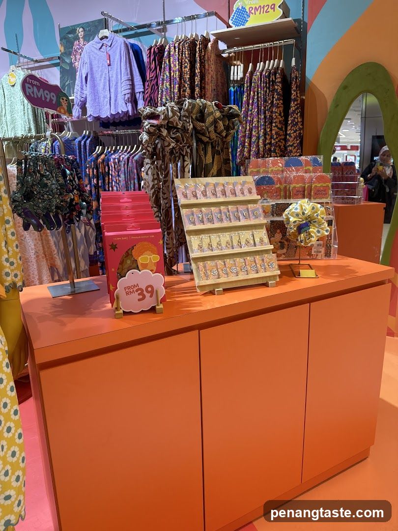 Clothing Store Interior Display