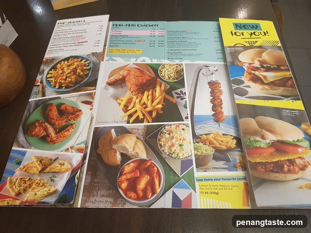 Restaurant Menu Spread