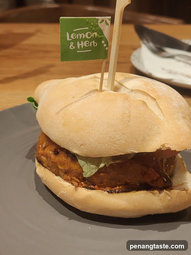 Lemon & Herb Burger