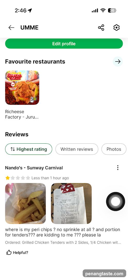 Nando's - Sunway Carnival Review