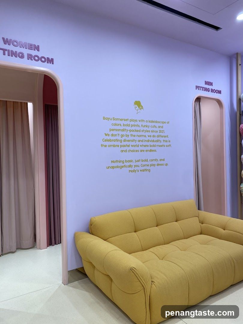 Bayu Somerset Fitting Room Interior