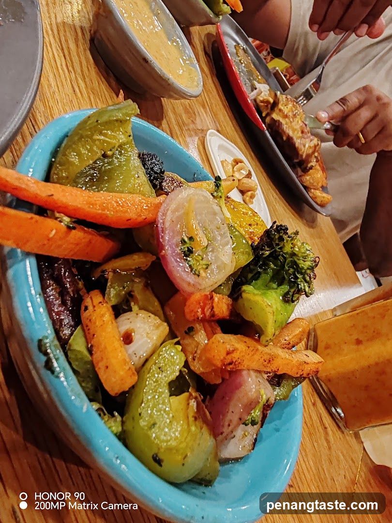 Roasted Vegetable Bowl at Restaurant