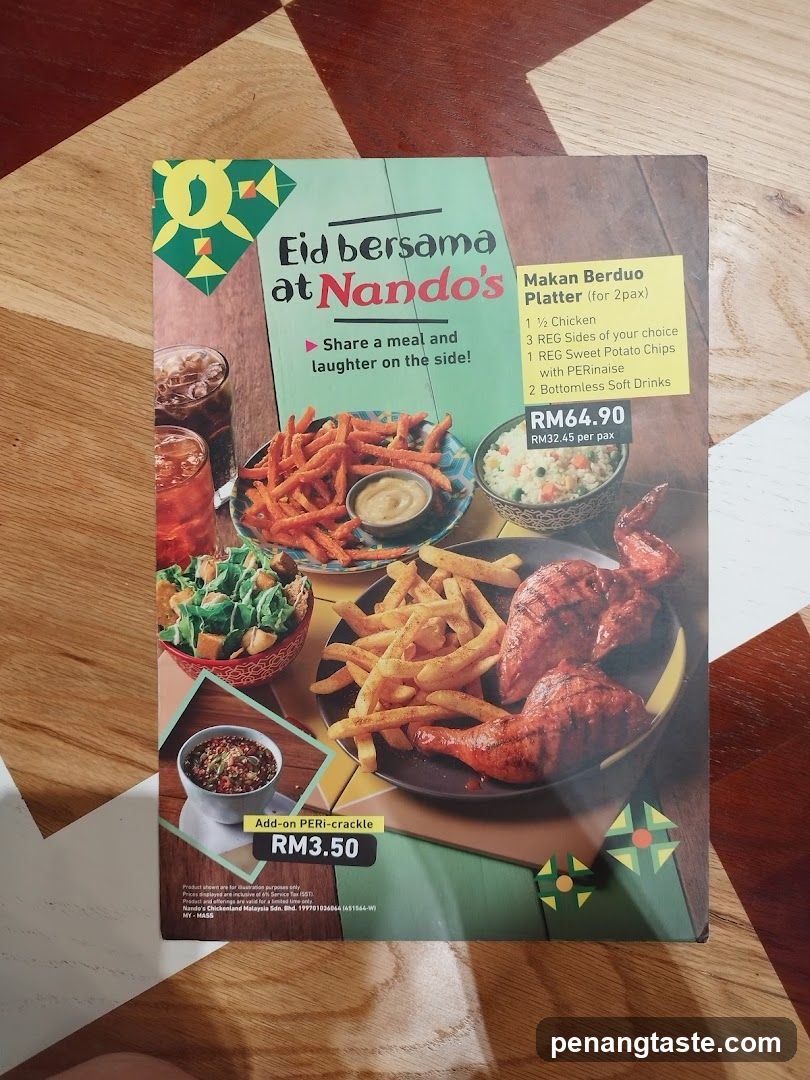 Nando's Eid bersama Promo Flyer