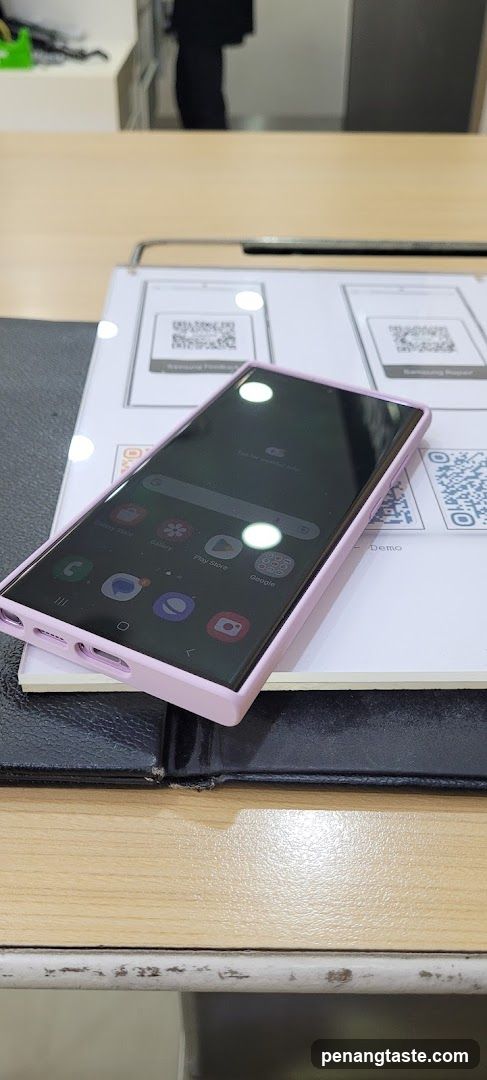Smartphone on Display Table