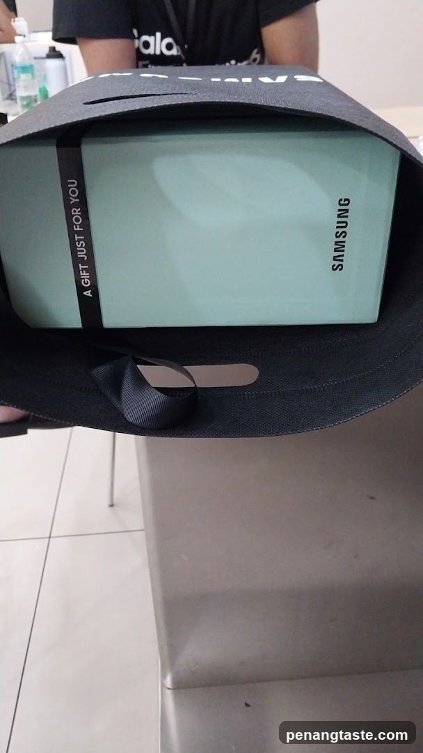 Samsung Product Box in Bag