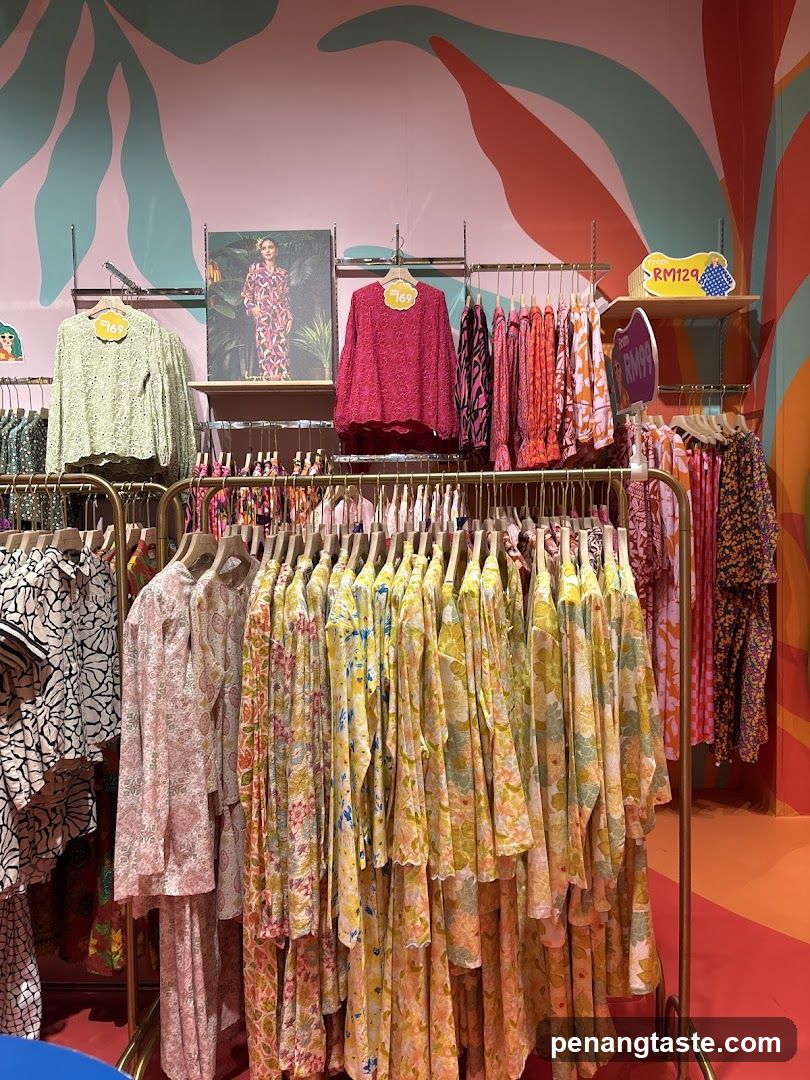 Clothing Store Interior Display