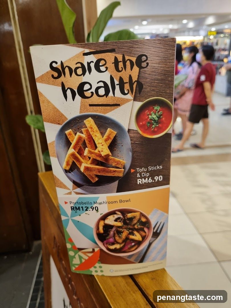 Share the Health Menu Stand