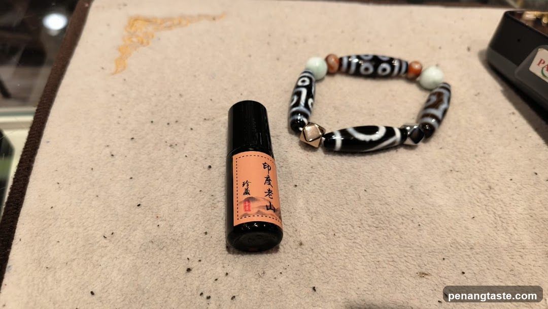 Beaded Bracelet and Essential Oil Bottle Display