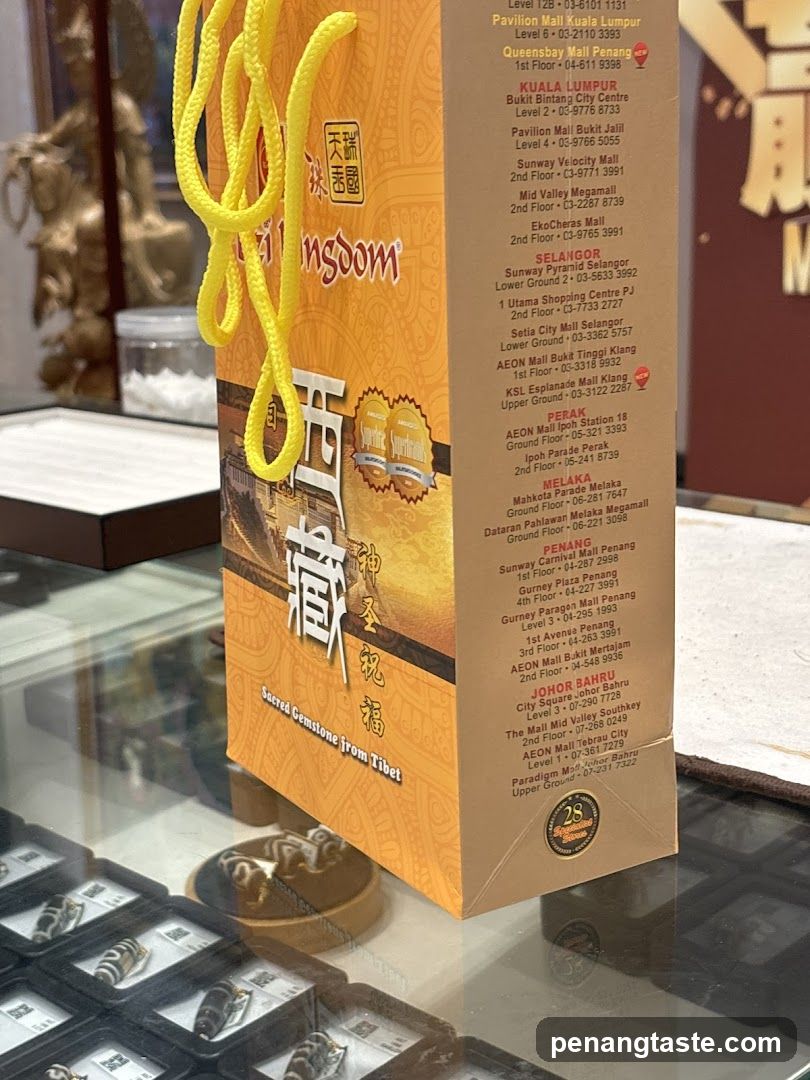 Tibetan Gemstone Gift Box Display