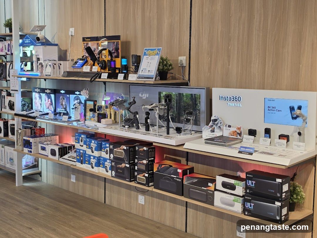Electronics Store Interior Display