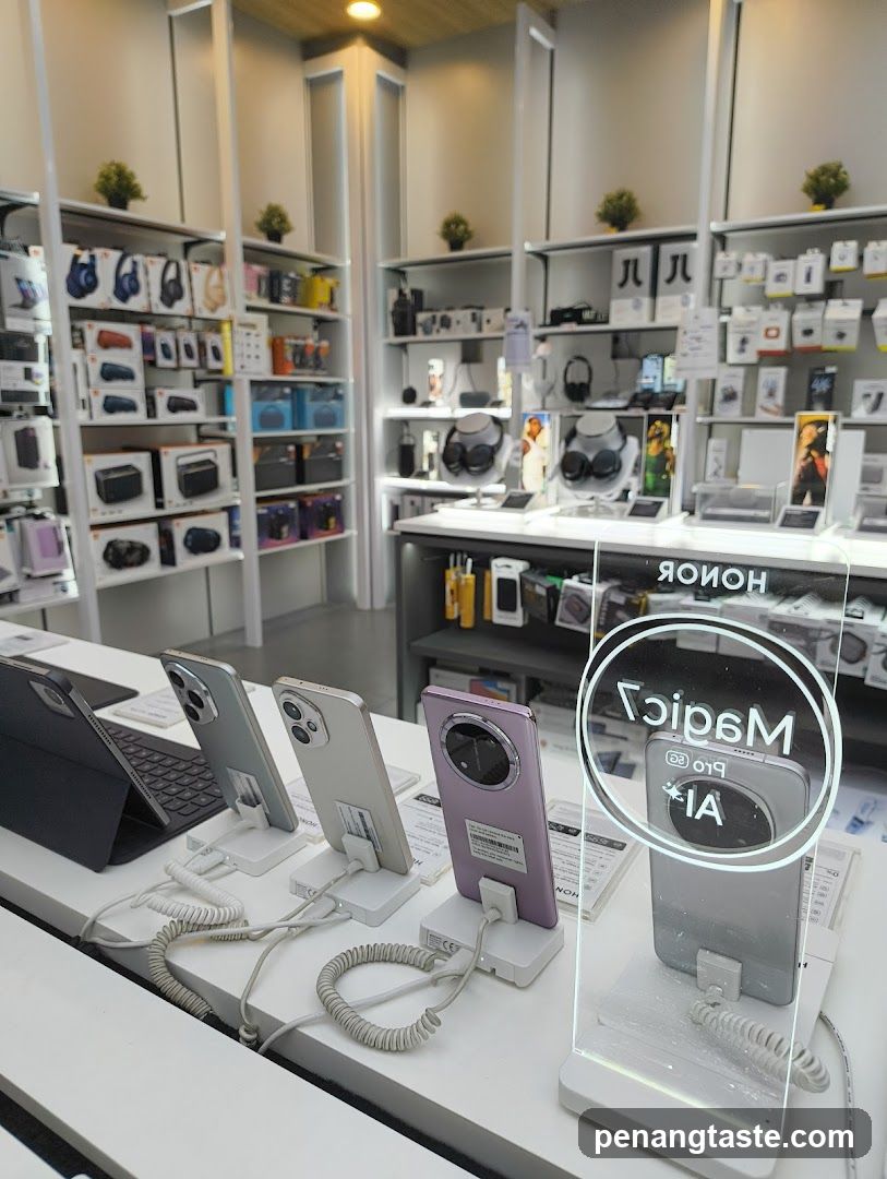 Electronics Store Interior Display