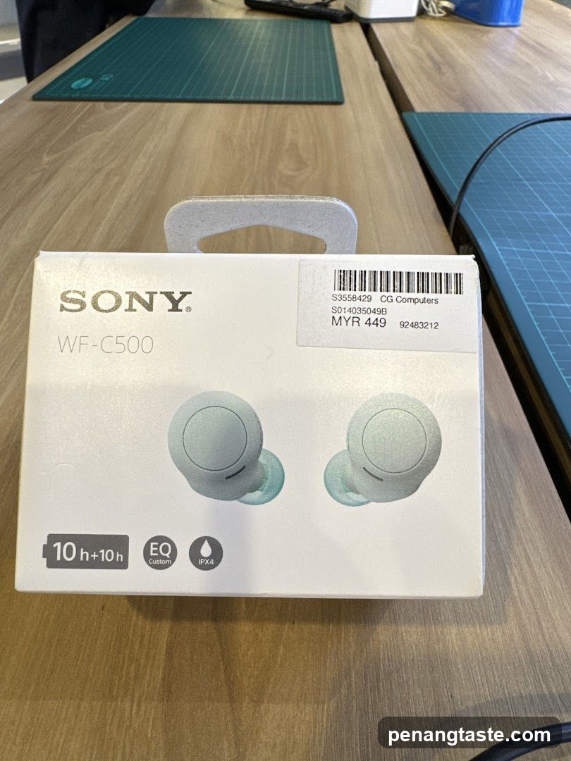 Sony WF-C500 Earbuds Box