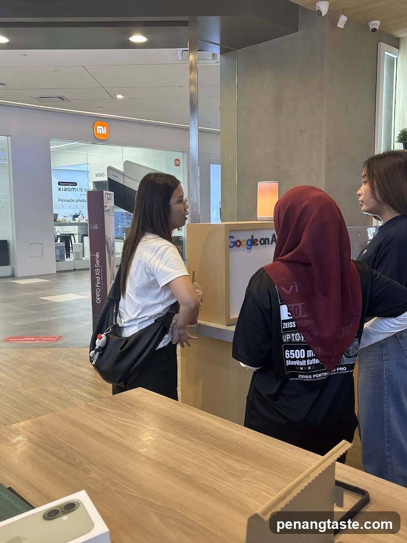 Tech Store Interior Scene