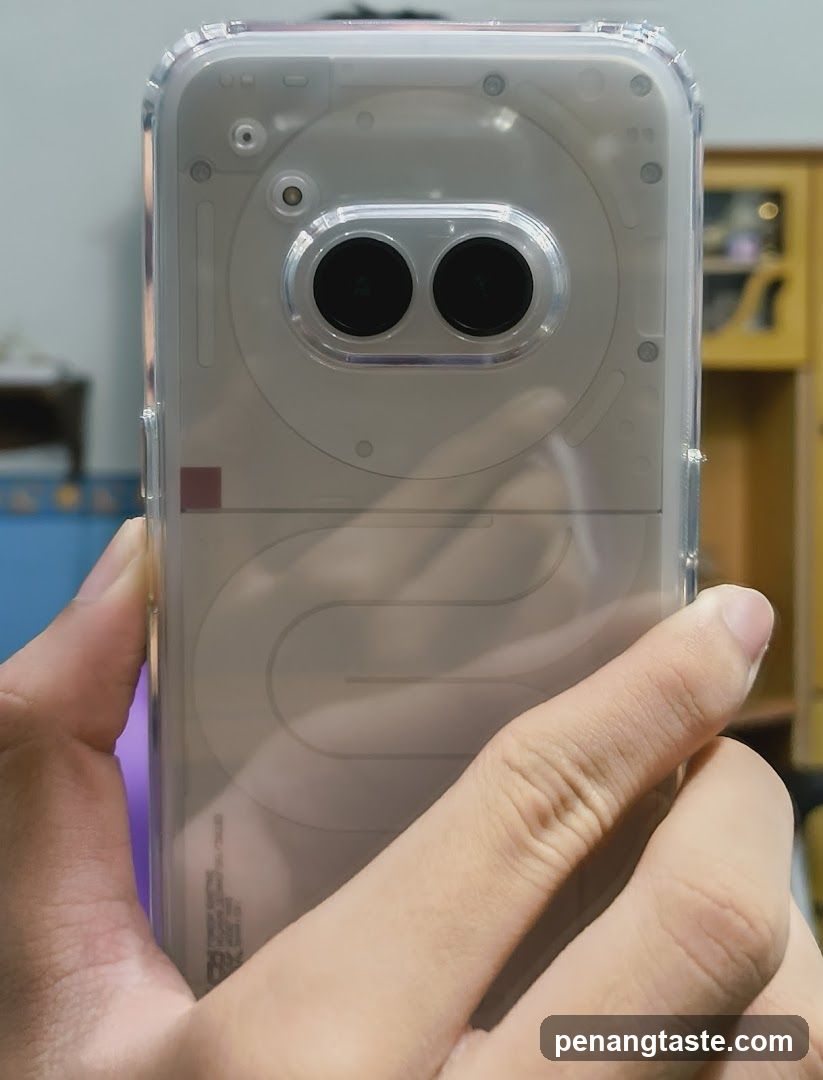 Phone with Transparent Case