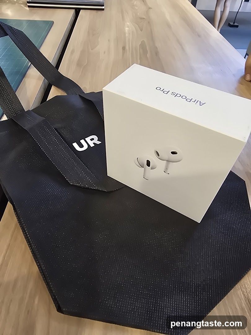 AirPods Pro Box on Bag