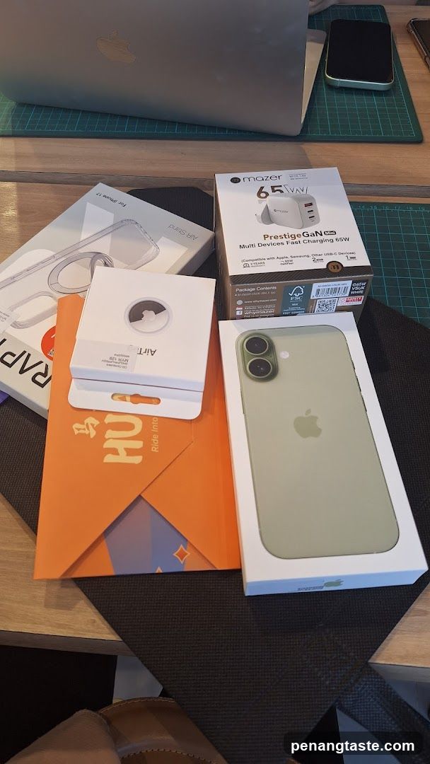 Tech Accessories and Phone Display
