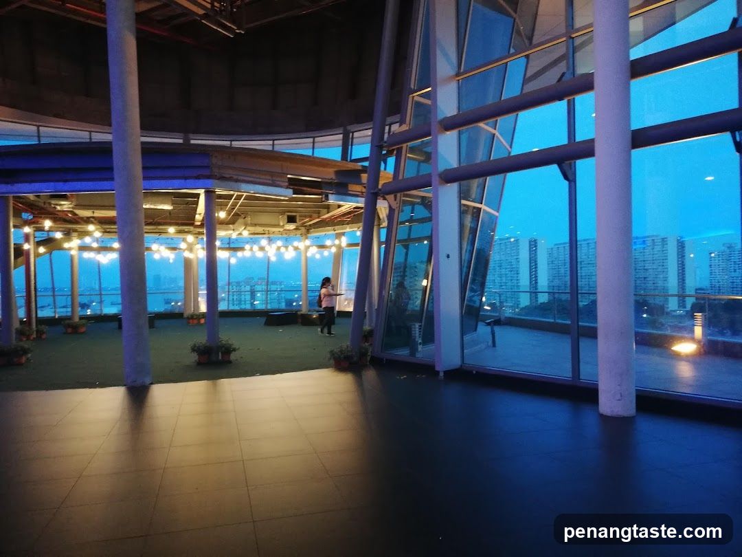 Evening Rooftop Terrace View