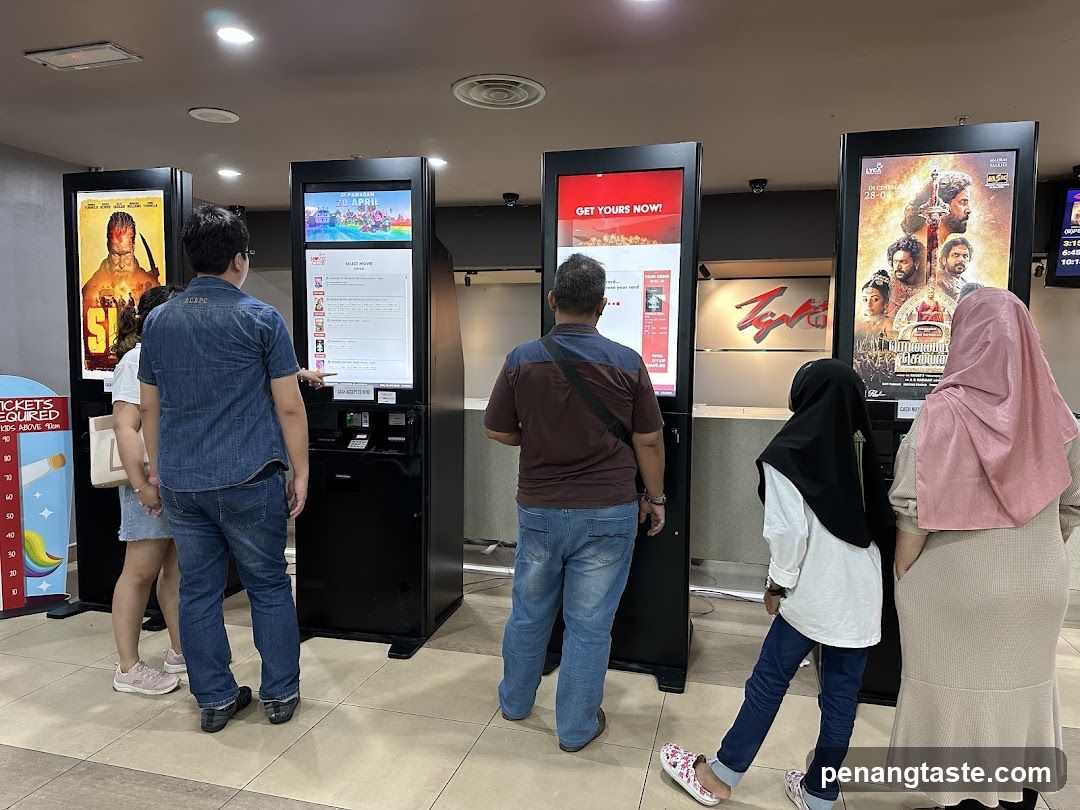 Movie Theater Ticket Kiosk Area