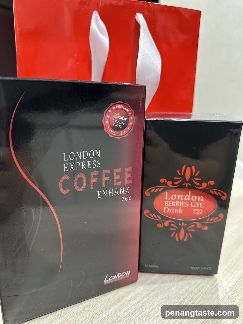 London Coffee Products Display