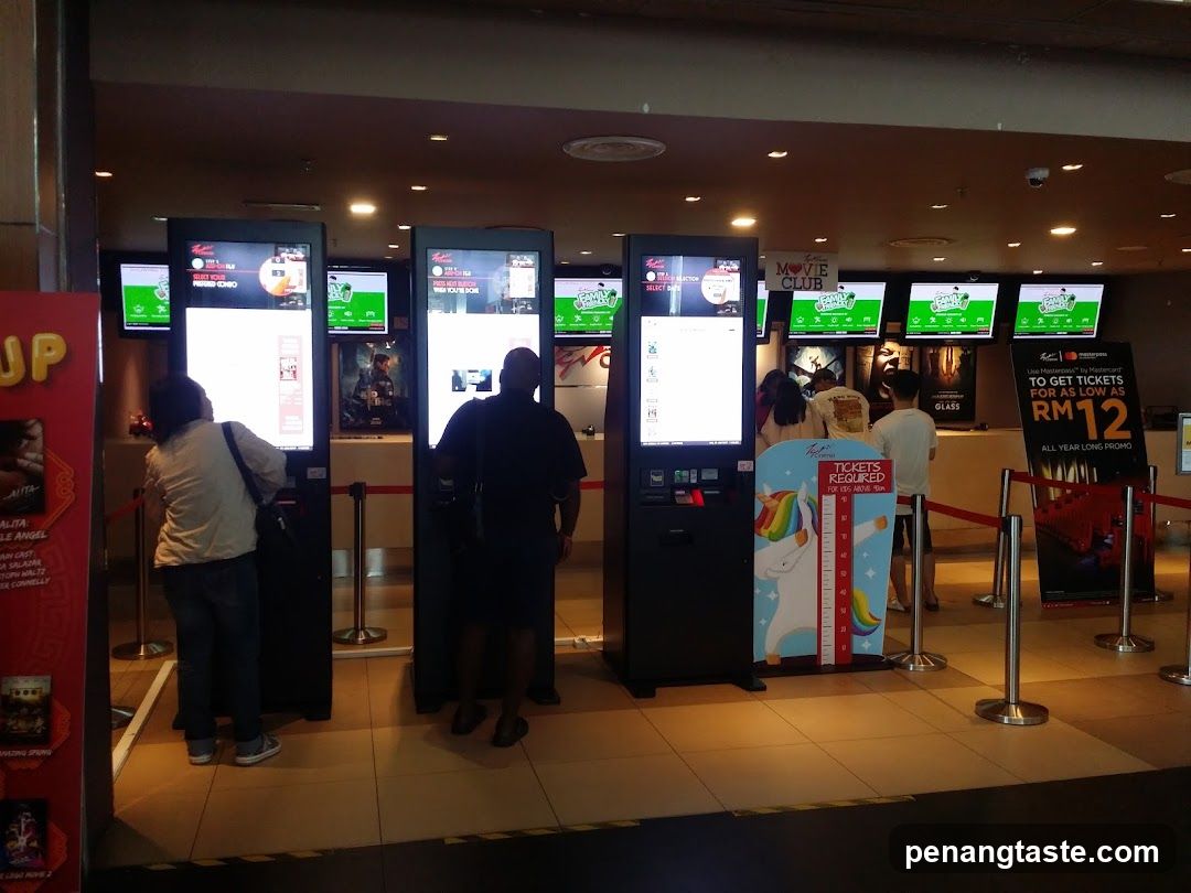 Movie Theater Ticket Kiosk Area