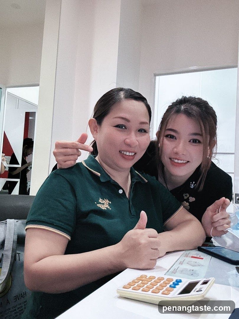 Two women in office setting