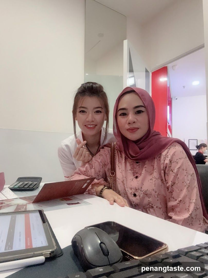 Office Interior with Two Women