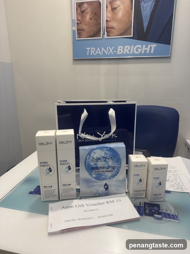 New York Skin Solutions Product Display
