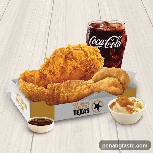 Fried Chicken Meal with Drink and Sides