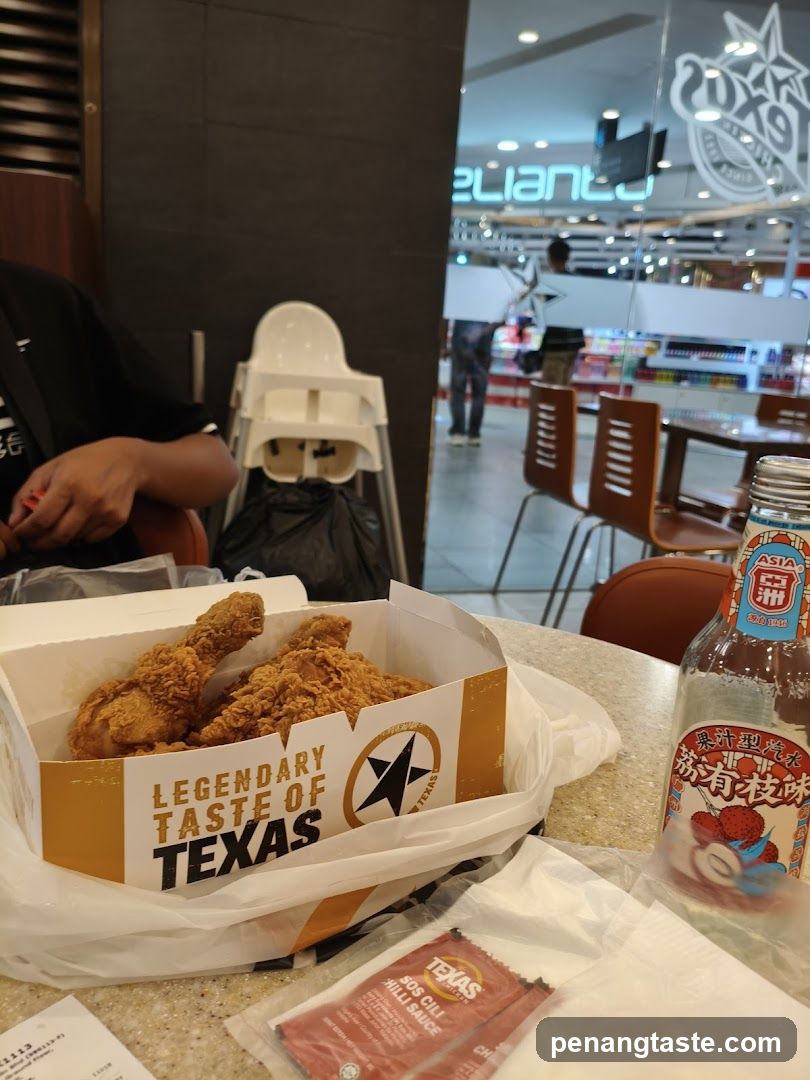 Fried Chicken Meal at Restaurant