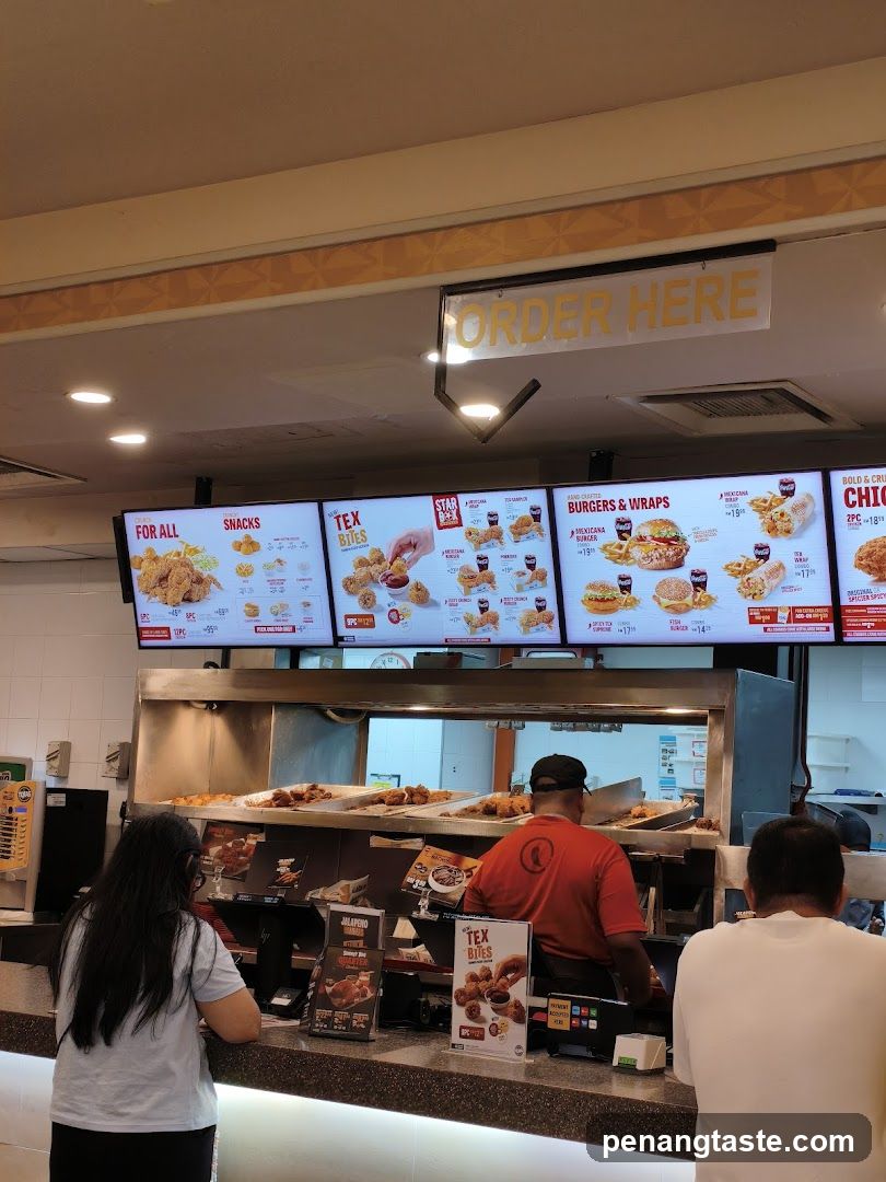 Fast Food Counter Interior