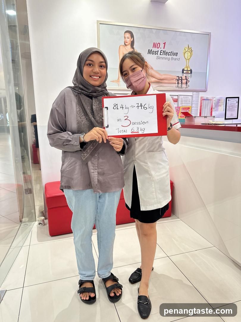 Weight Loss Success Display