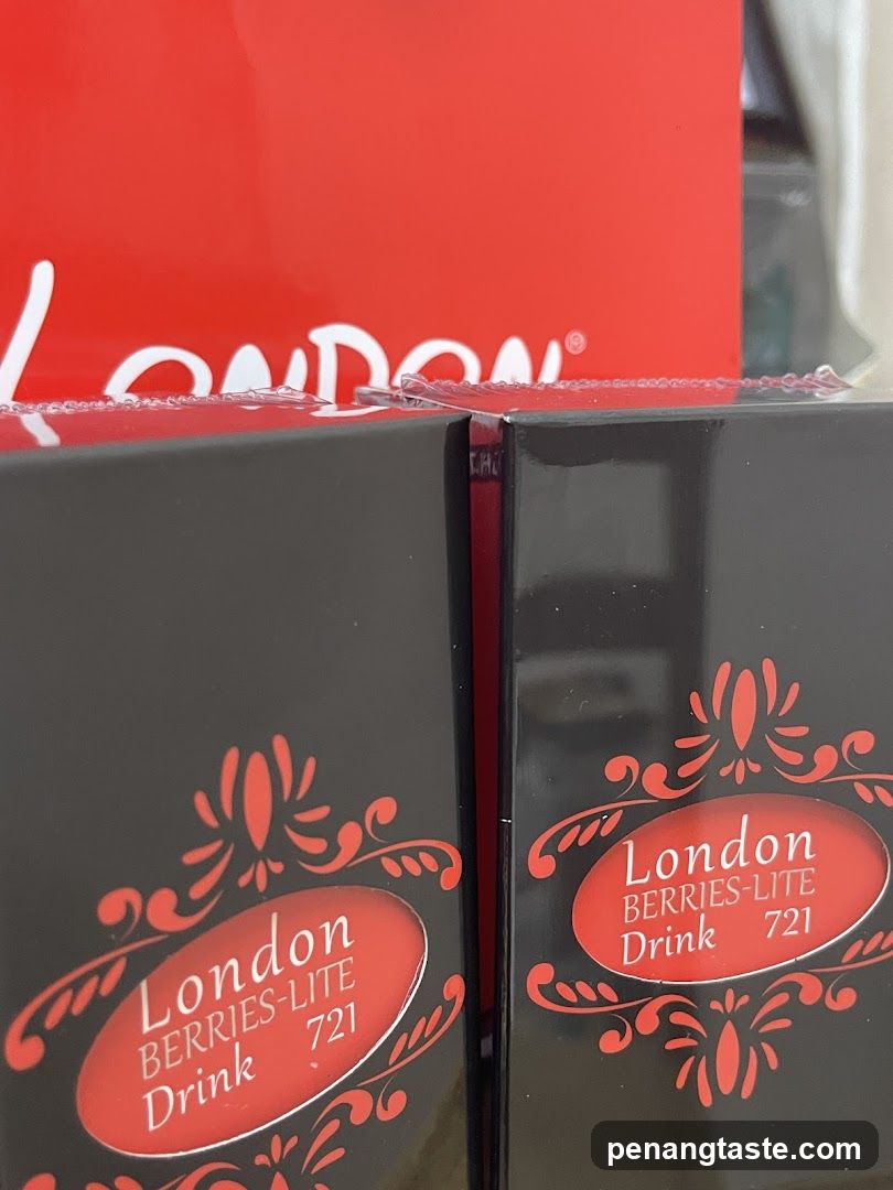London Berries-Lite Drink Packaging