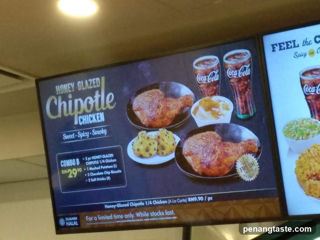 Chipotle Chicken Menu Board