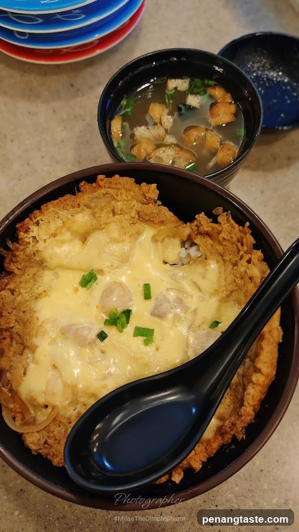 Egg Rice Bowl with Soup